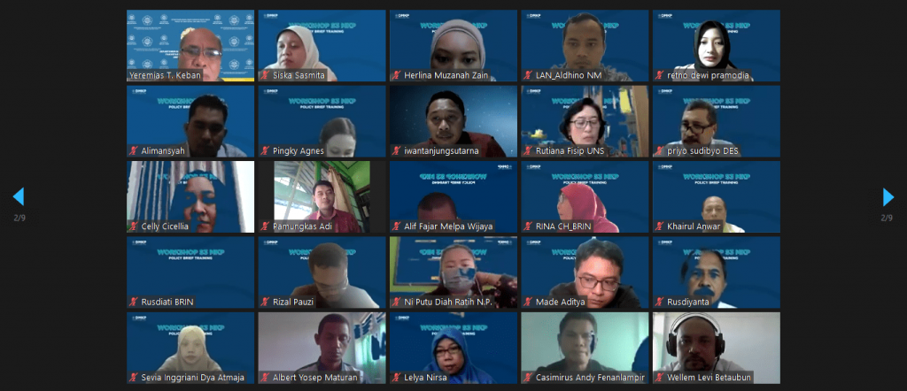 Policy Brief Training Workshop Fakultas Ilmu Sosial Dan Ilmu Politik